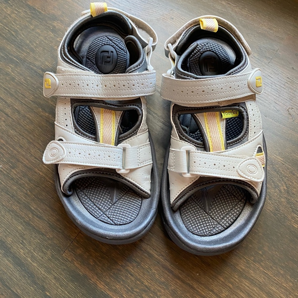 Footjoy velcro golf sandals sz 8